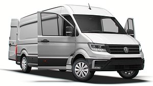 3D VWCrafterVanL3H2HQInterior2025UKspec model