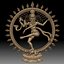 Nataraja Shiva dancing bas-relief for CNC router or 3D printer