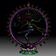 Nataraja Shiva dancing bas-relief for CNC router or 3D printer