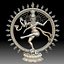 Nataraja Shiva dancing bas-relief for CNC router or 3D printer