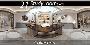 study room 3D model