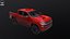 Generic Modern Pickup Truck 3D model