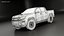 Generic Modern Pickup Truck 3D model