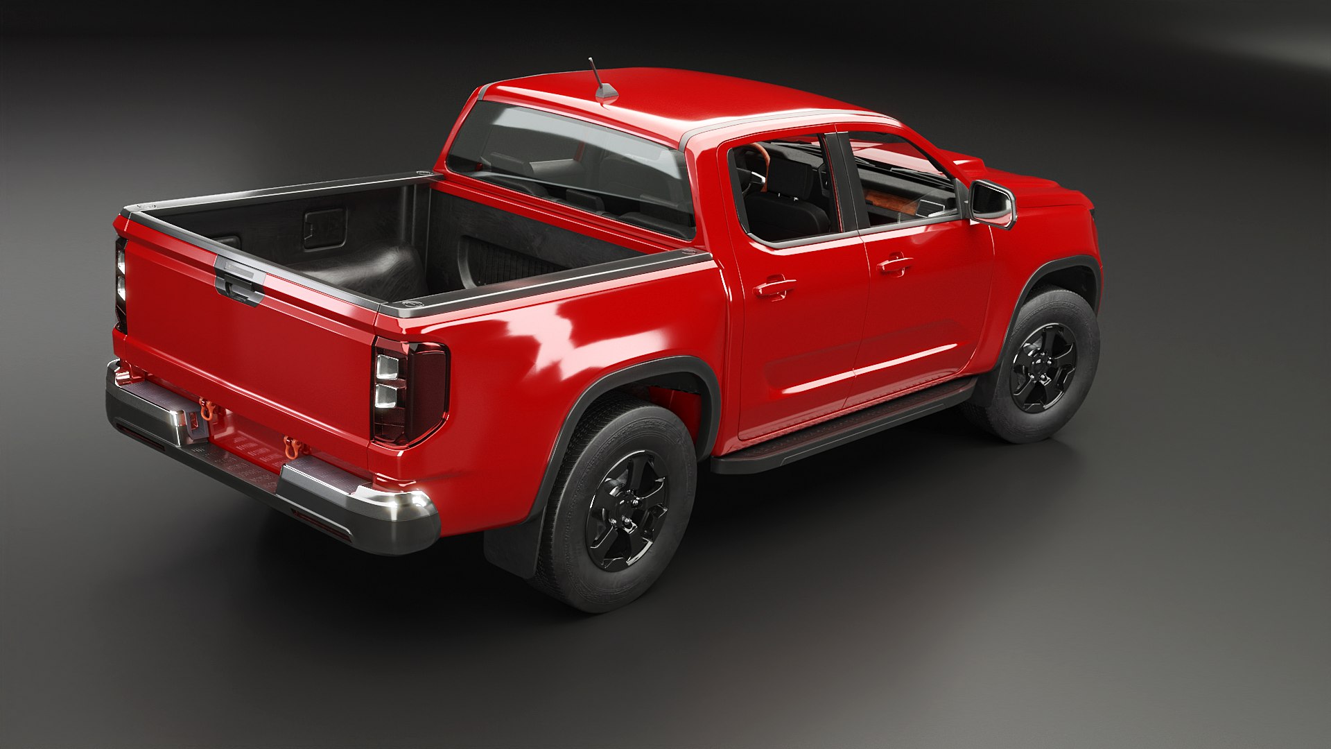 Generic Modern Pickup Truck 3D Model - TurboSquid 2173346
