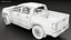 Generic Modern Pickup Truck 3D model