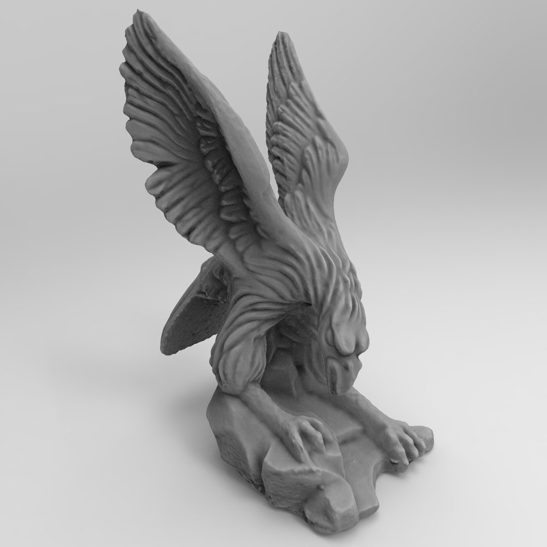 3d model statue eagle
