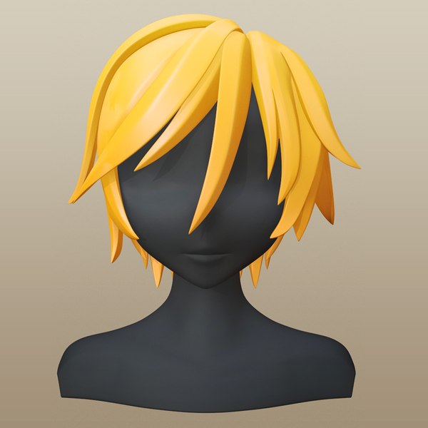 Hair character girl 3D model - TurboSquid 1667838