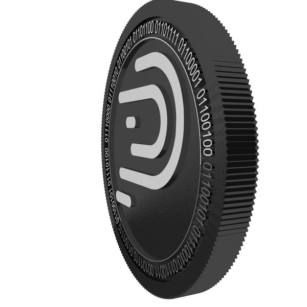 3D polyswarm black coin model - TurboSquid 1554999
