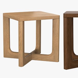 BRETON SQUARE SIDE TABLE 3D model