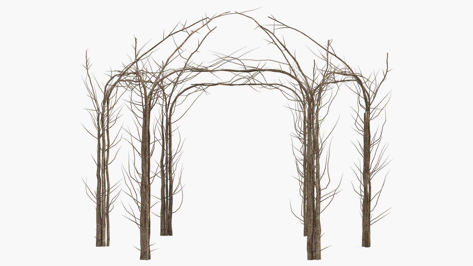 Twig Gazebo 3D model preview