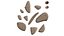 Garden Stone Set 3D model