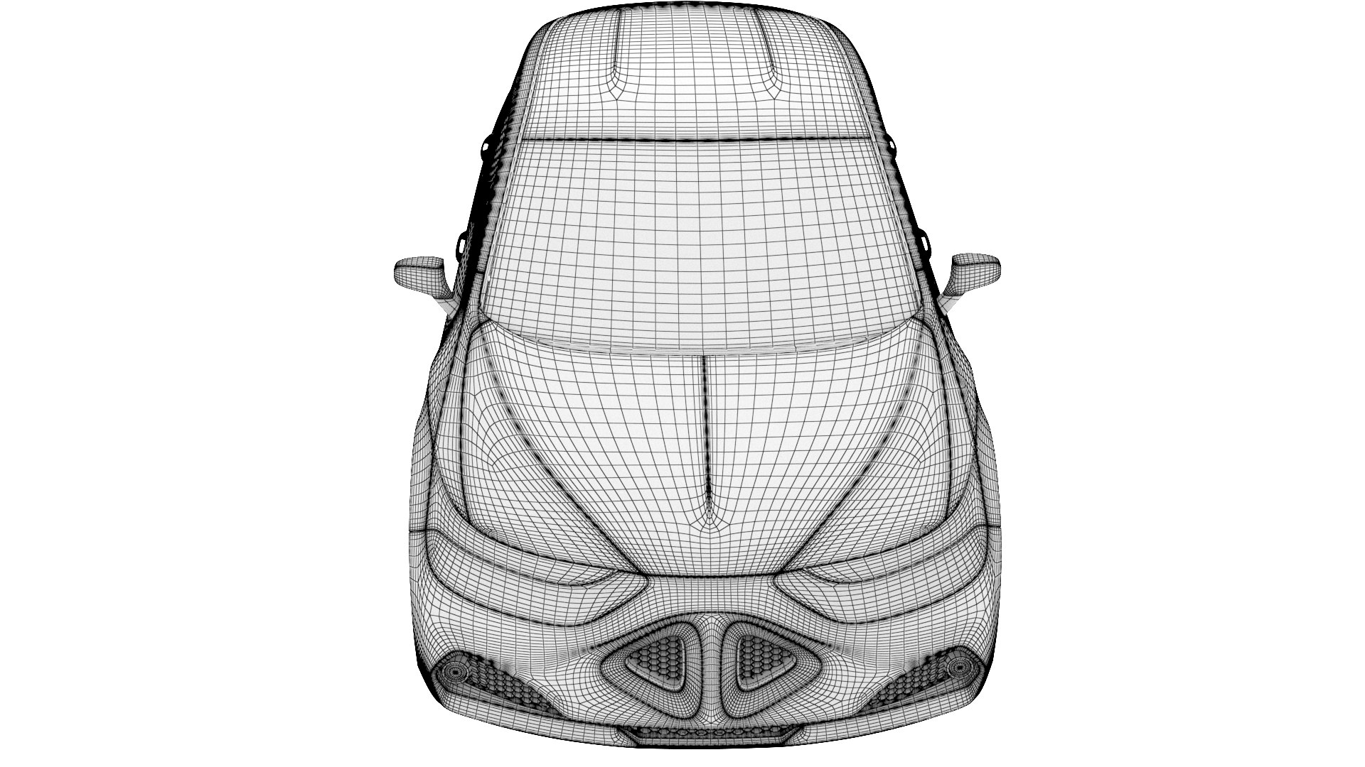 3D Generic Compact Car Concept Model - TurboSquid 1788344