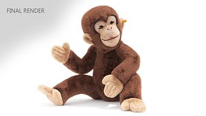 toy monkey fur 3d max