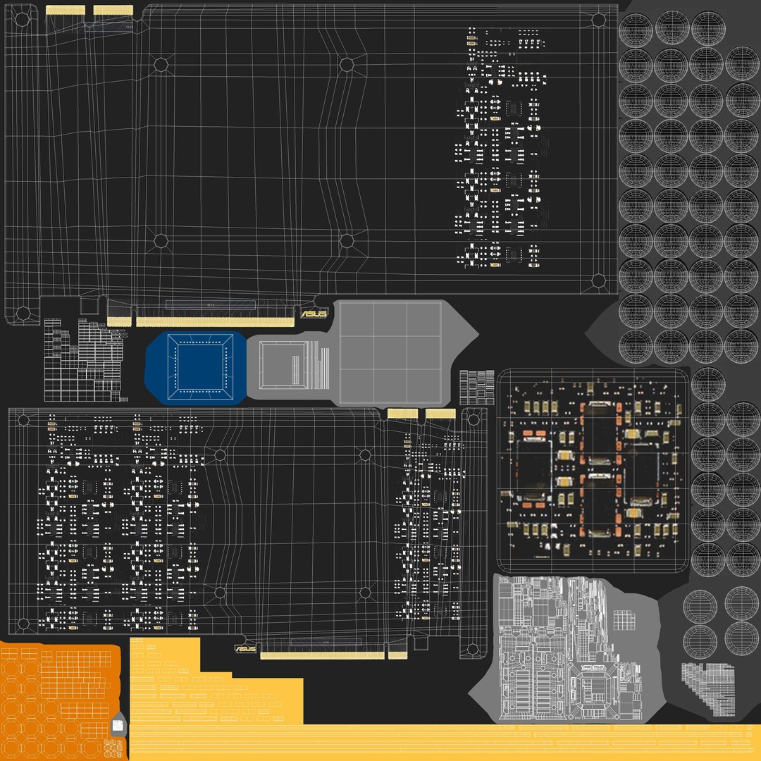 3D Detailed Graphics Card - TurboSquid 2144891