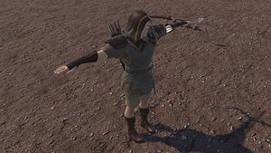 3D Archer RPG Rigged