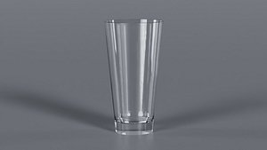 Low poly water glass 3D Model True Renders UV 4K PBR Textures 3D