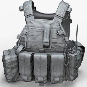 Zbrush Military Vest