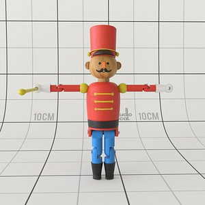 Rigged Wooden Drill Master Toy