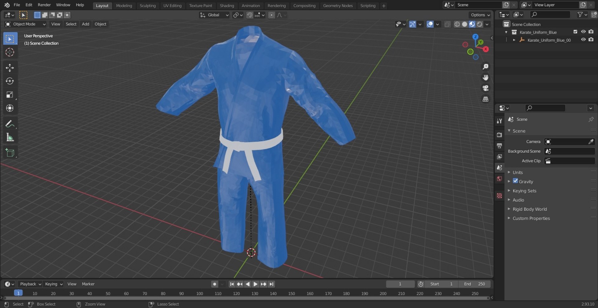 Karate Uniform Blue 3D model https://p.turbosquid.com/ts-thumb/9Y/CxiUuM/xY/karateuniformbluevray3dmodel029/jpg/1662786875/1920x1080/fit_q87/806baf8c98fb2bc0187c19d36679cf81bf4d2800/karateuniformbluevray3dmodel029.jpg