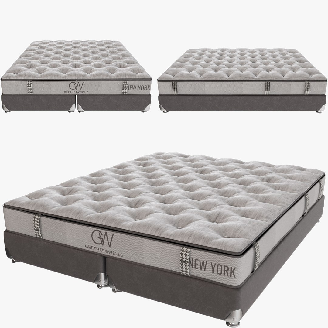 3D Mattress New York from Grether Wells model - TurboSquid 2005873