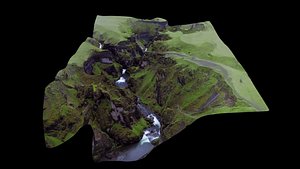Fjadrargljufur in Iceland Photogrammetry