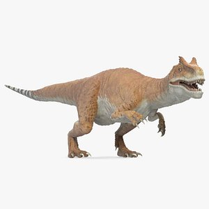 Compsognathus Dinosaur Run Pose 3D Model 3D Model $139 - .3ds .c4d