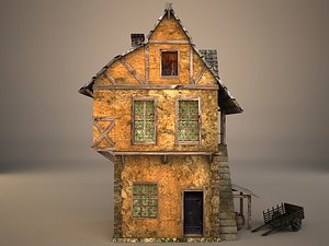 medieval house 3d model