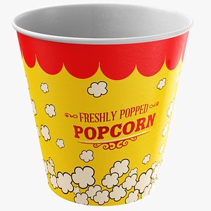 3D model Popcorn Cup 04