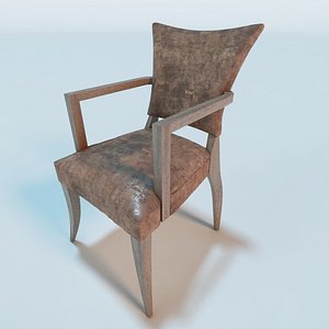 3d adele leather chair