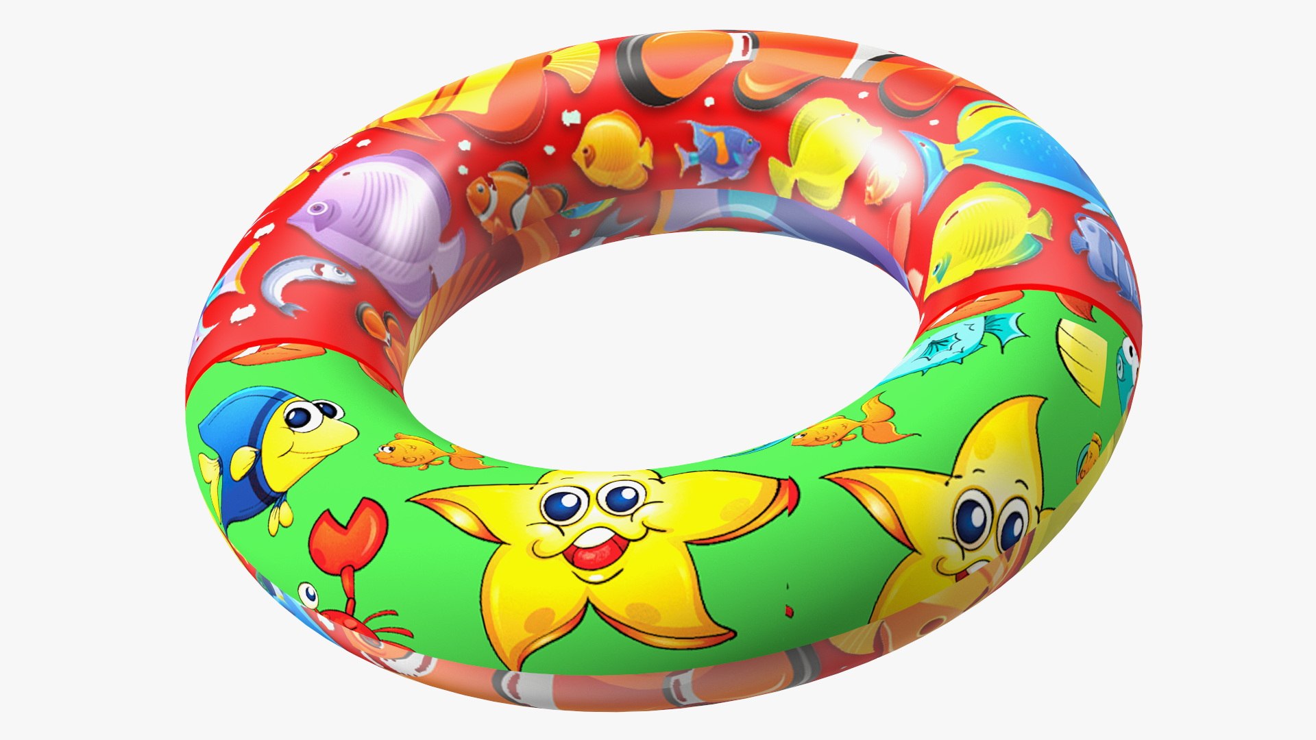Swimming Circle 3D model preview