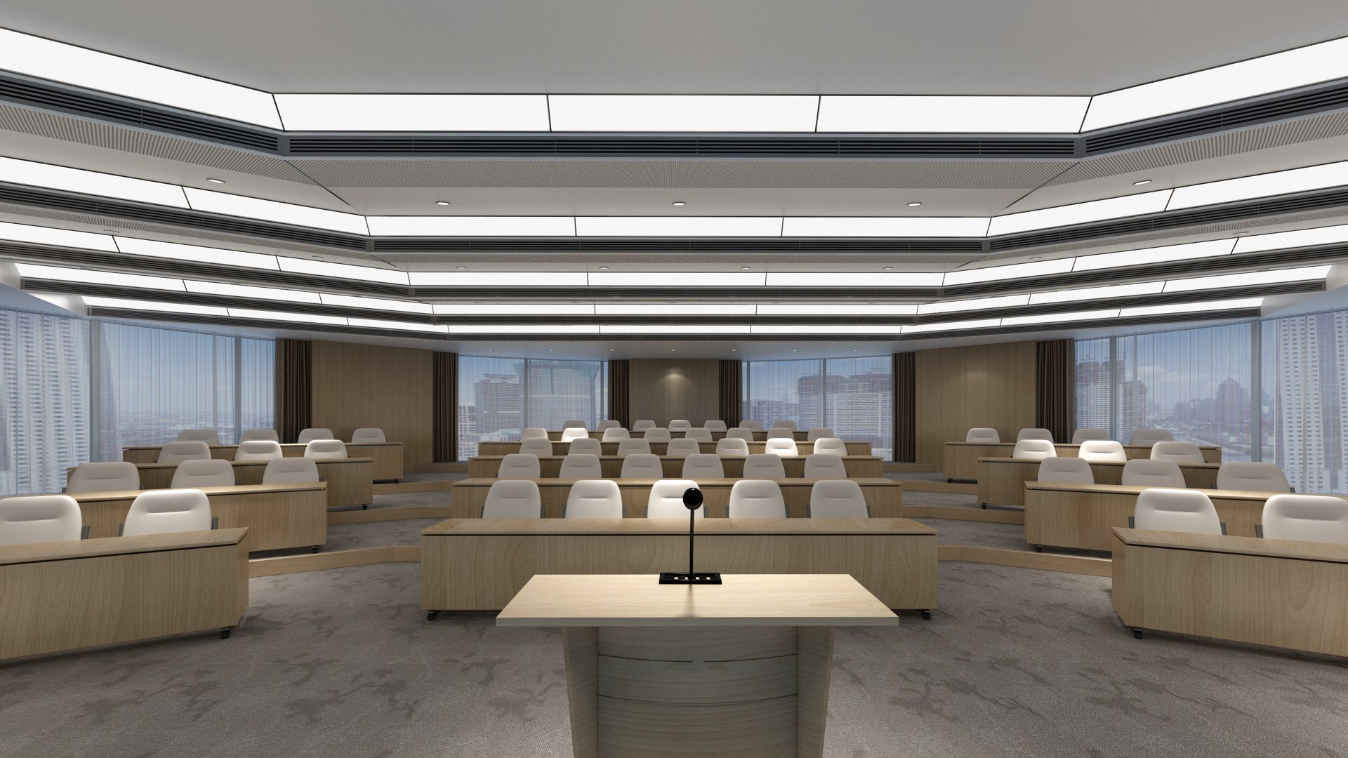 3D Model Lecture Hall Collection 04 - TurboSquid 2177049