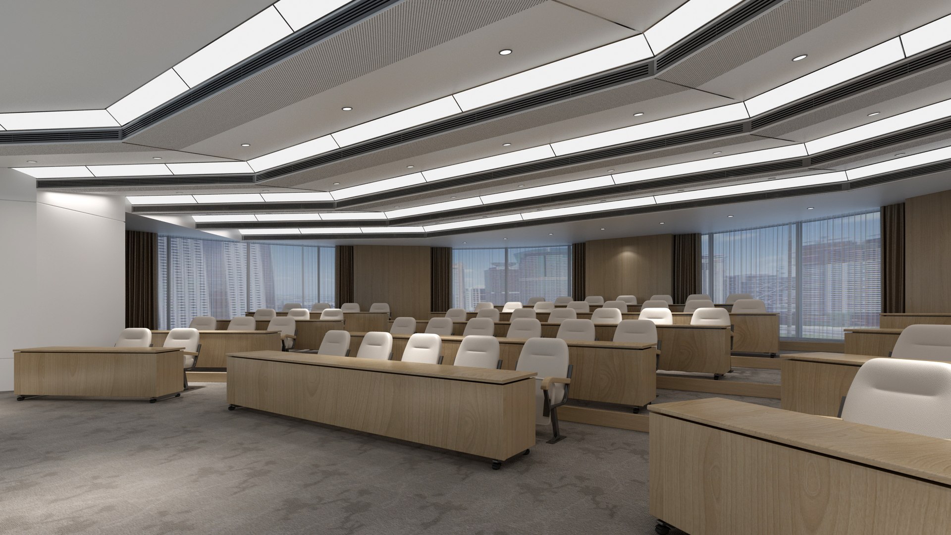 3D Model Lecture Hall Collection 04 - TurboSquid 2177049