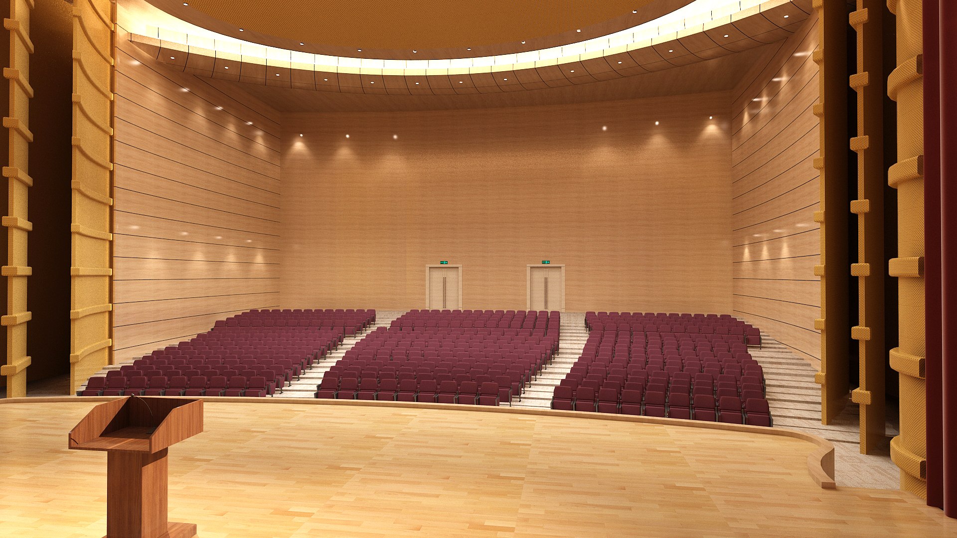 3D Model Lecture Hall Collection 04 - TurboSquid 2177049