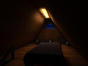 boreing attic 3d model