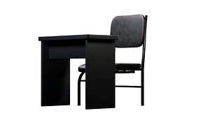 Student chair with desk