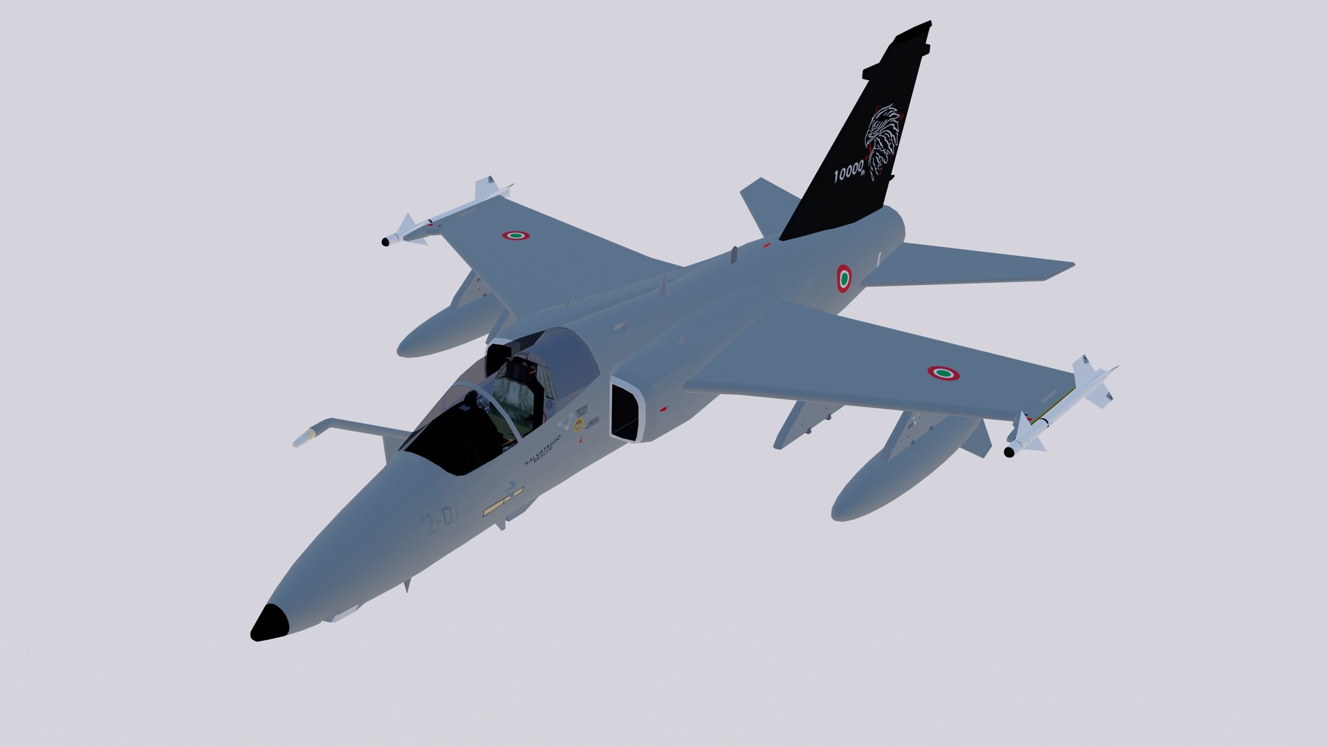 3D International AMX A-1A Italian Air Force TurboSquid 2060975