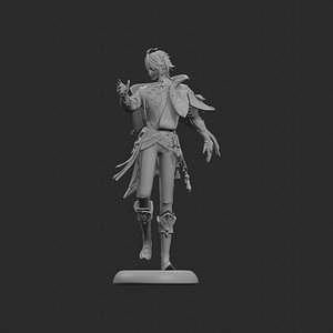Alhaitham Genshin Impact 3D Print Model 3D model