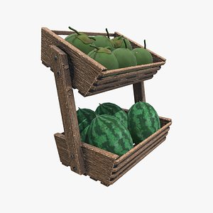 3D Medieval Fruit Basket 11
