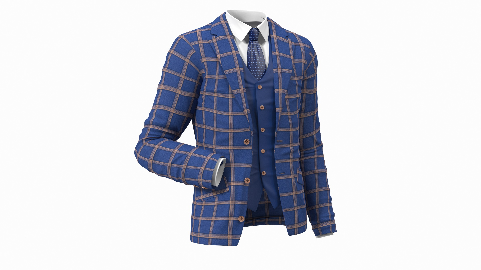 Leisure Suit Jacket 3D Model TurboSquid 1631220