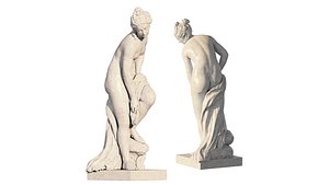 3D Statue of Venus Emerging from the Bath