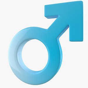 male gender symbol obj