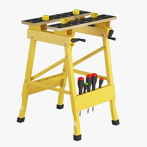 3D Portable Folding Work Bench