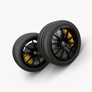 3D Mercedes-Benz Amg GT Tires