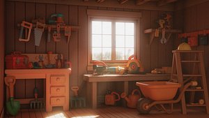 3D Stylized Tools Pack - 35 Game Assets