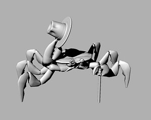 3D model jazz crab
