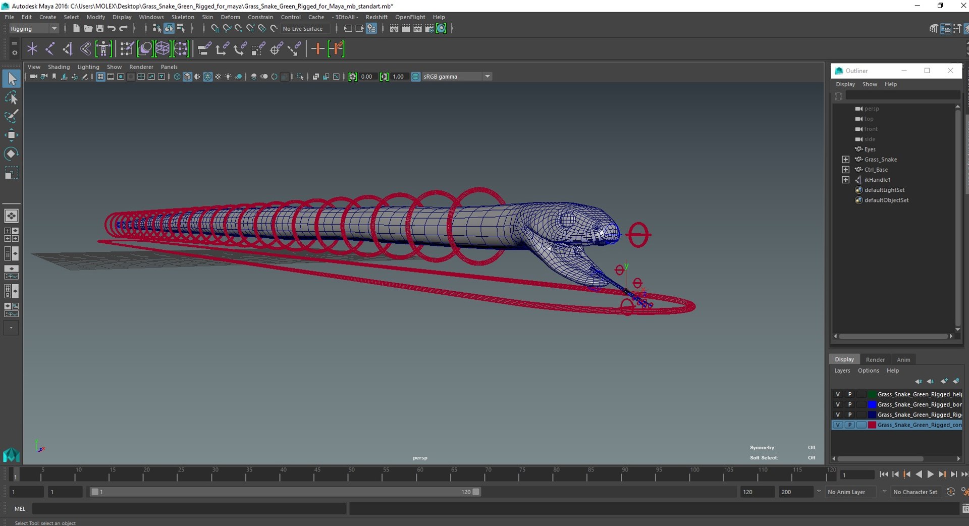 3D Grass Snake Green Rigged for Maya https://p.turbosquid.com/ts-thumb/9Z/0FEVKH/Ci/grasssnakegreenriggedformayamb3dmodel035/jpg/1720400961/1920x1080/fit_q87/617ca7ed39f59fa556f0e1eec5150eff347a9cb5/grasssnakegreenriggedformayamb3dmodel035.jpg