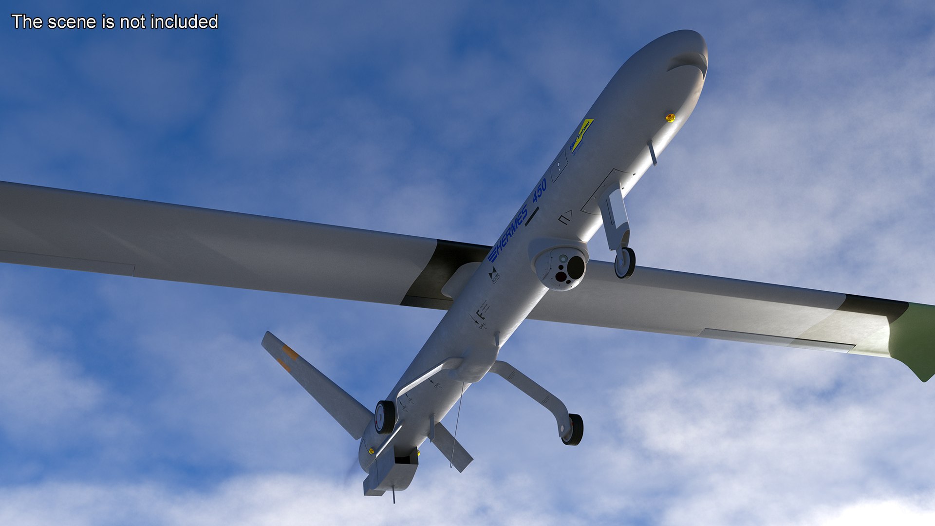Hermes 450 Multi-Role High Performance Tactical UAS Rigged model https://p.turbosquid.com/ts-thumb/9Z/4H3dhU/J1/hermes450multirolehighperformancetacticaluasriggedvray3dmodel008/jpg/1712692196/1920x1080/fit_q87/0c7d3cb01544e2561801bada060082067fb1079f/hermes450multirolehighperformancetacticaluasriggedvray3dmodel008.jpg