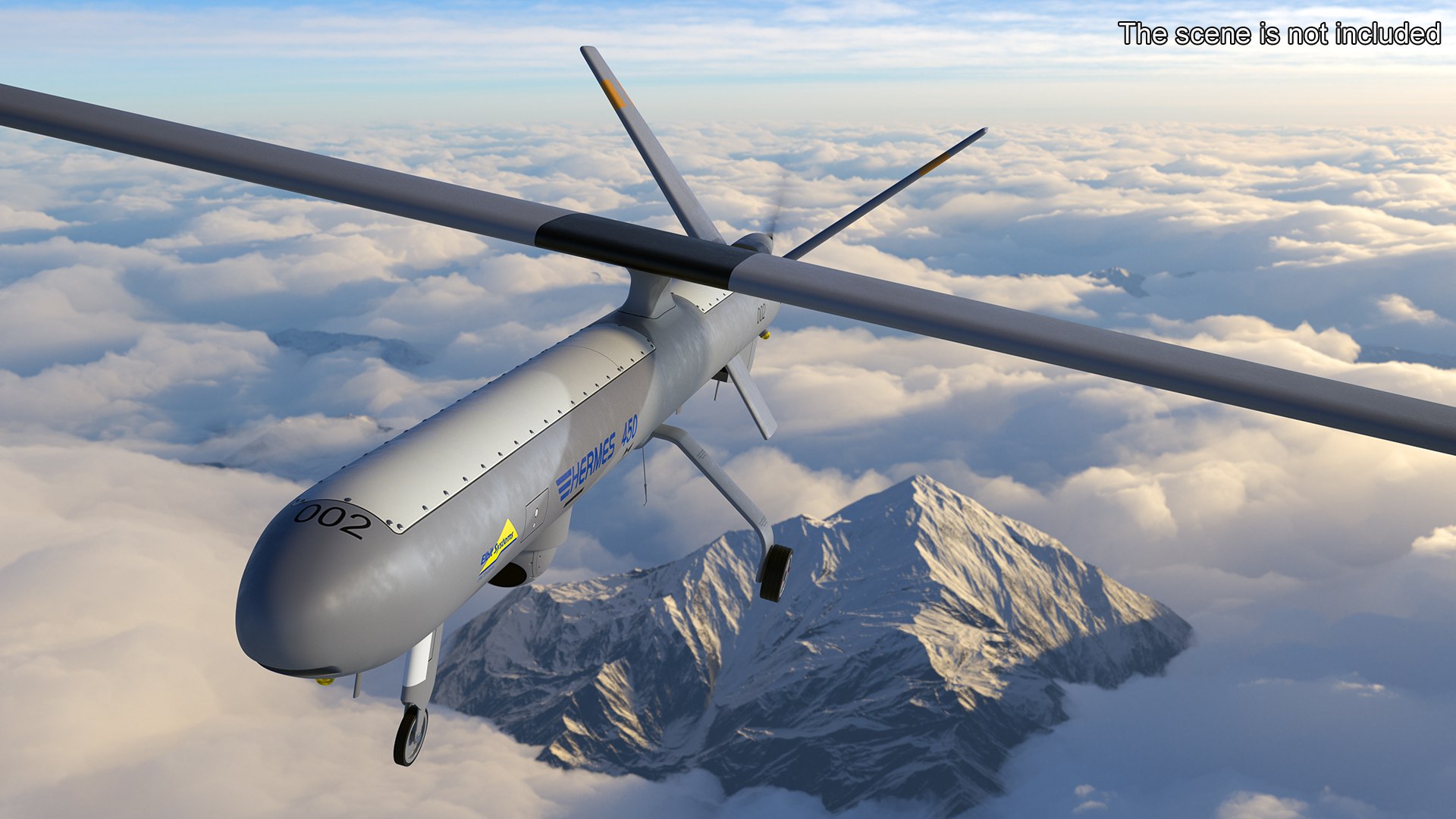 Hermes 450 Multi-Role High Performance Tactical UAS Rigged model https://p.turbosquid.com/ts-thumb/9Z/4H3dhU/Oz/hermes450multirolehighperformancetacticaluasriggedvray3dmodel010/jpg/1712692201/1920x1080/fit_q87/4279630e5c9fa381b251018af1c0c16ac656a958/hermes450multirolehighperformancetacticaluasriggedvray3dmodel010.jpg