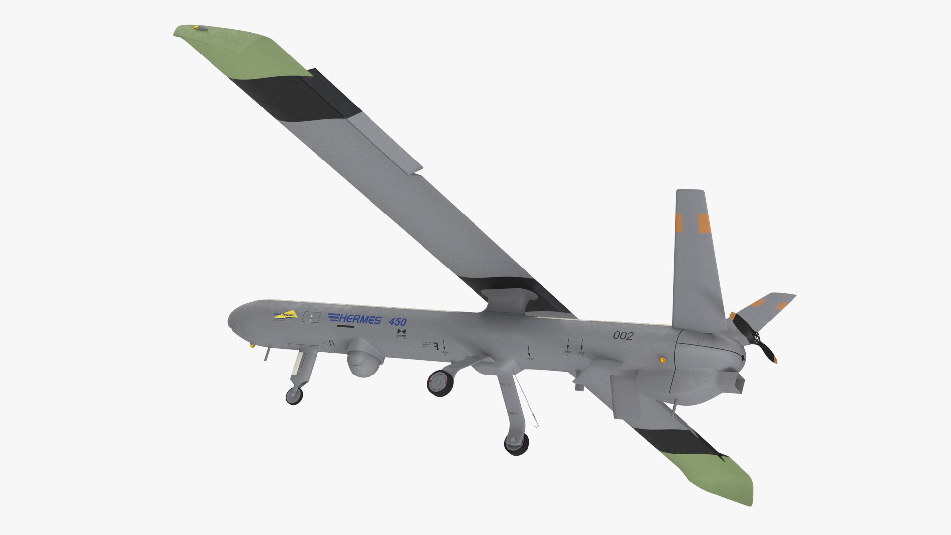 Hermes 450 Multi-Role High Performance Tactical UAS Rigged model https://p.turbosquid.com/ts-thumb/9Z/4H3dhU/zR/hermes450multirolehighperformancetacticaluasriggedvray3dmodel016/jpg/1712692222/1920x1080/fit_q87/f28f0c17db92b5a02a09f3c228de40fc186d5a04/hermes450multirolehighperformancetacticaluasriggedvray3dmodel016.jpg