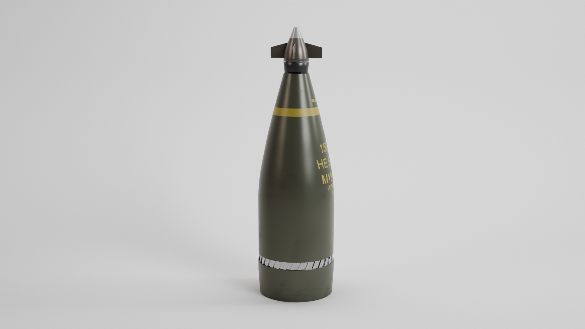 155mm V-LAP Missile Ammunition 3D Model - TurboSquid 2423715